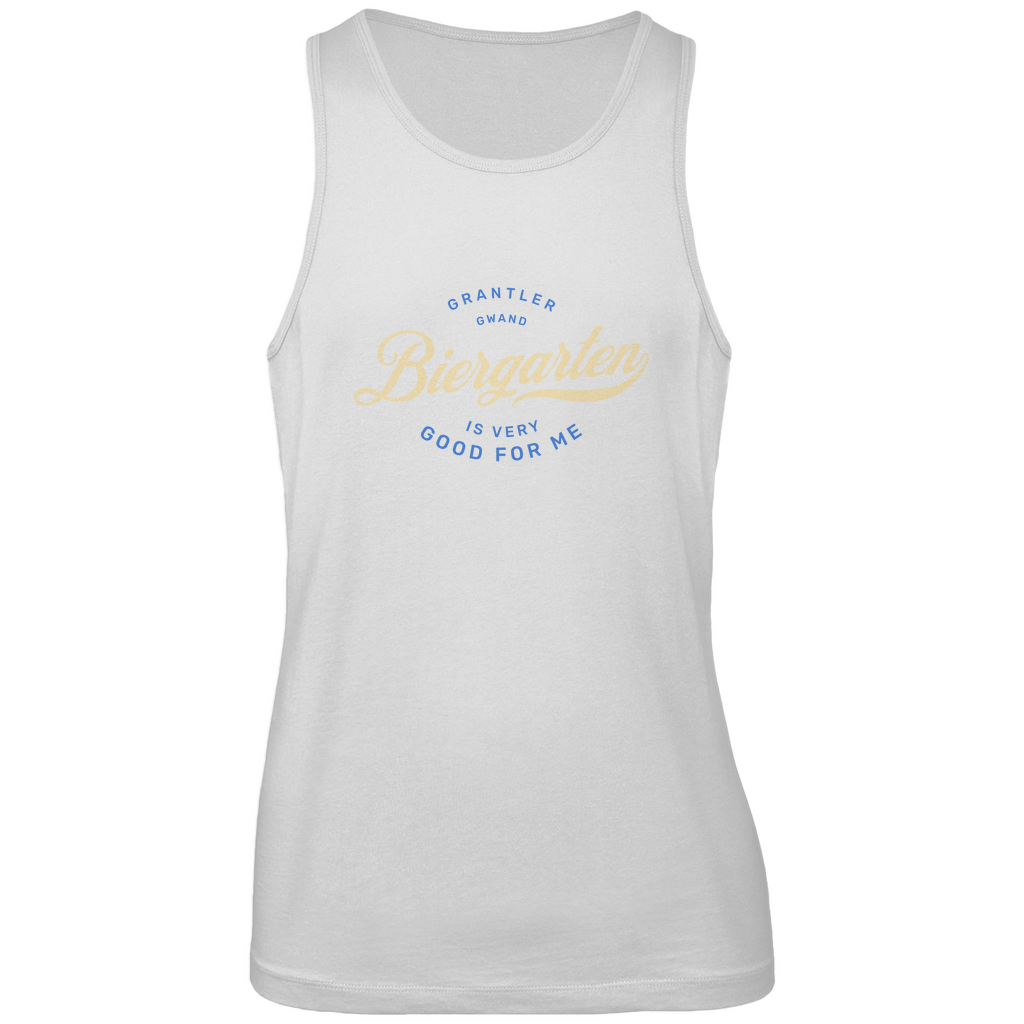 Bayerisches Herren Premium Tank Top - Biergarten is very good for me - Grantler Gwand