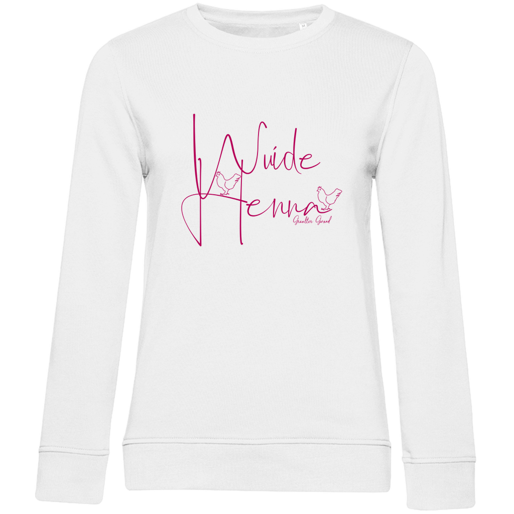Damen Premium Bio Sweatshirt wuide Henna - pink