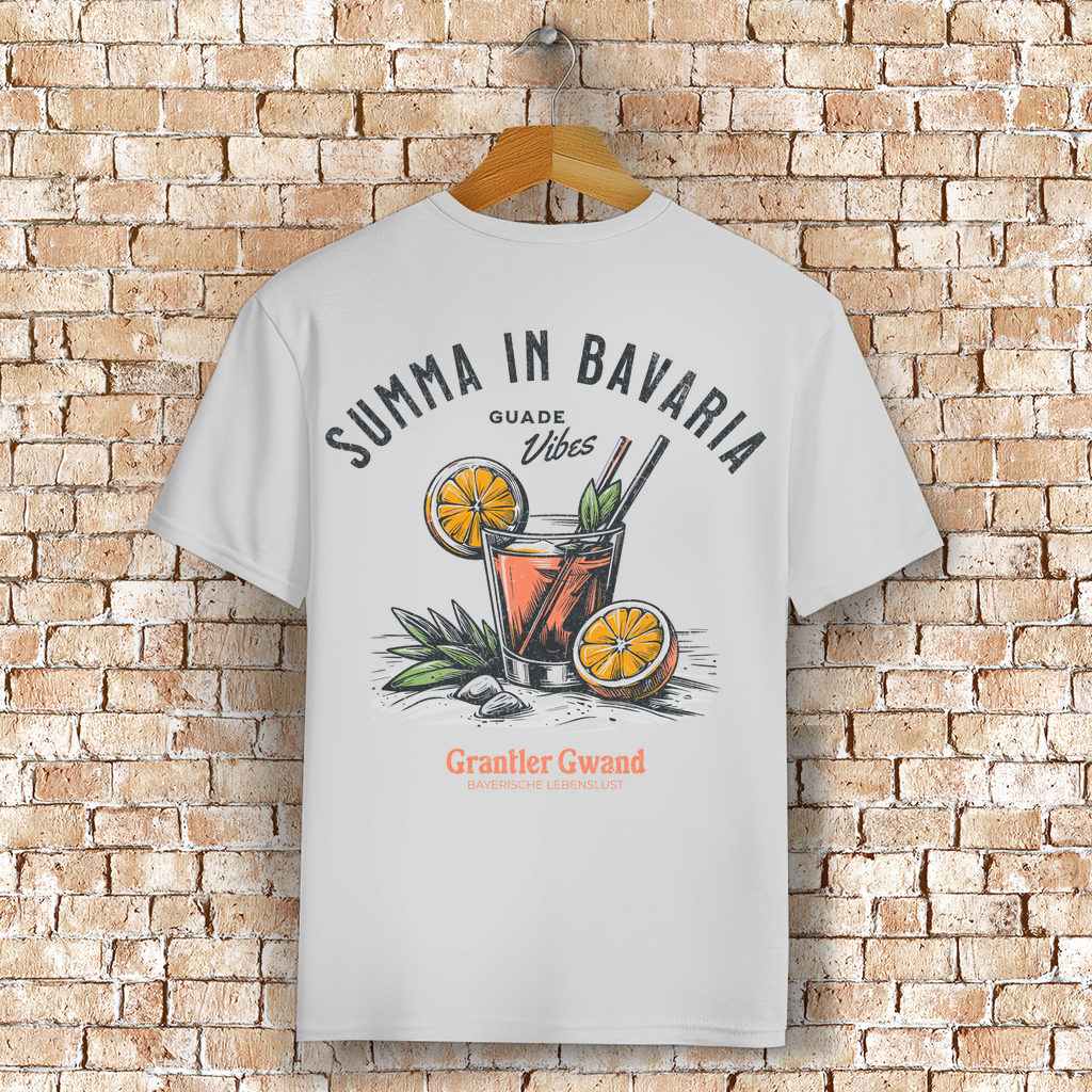 Bayerisches T-Shirt Unisex - Summa in Bavaria - Grantler Gwand