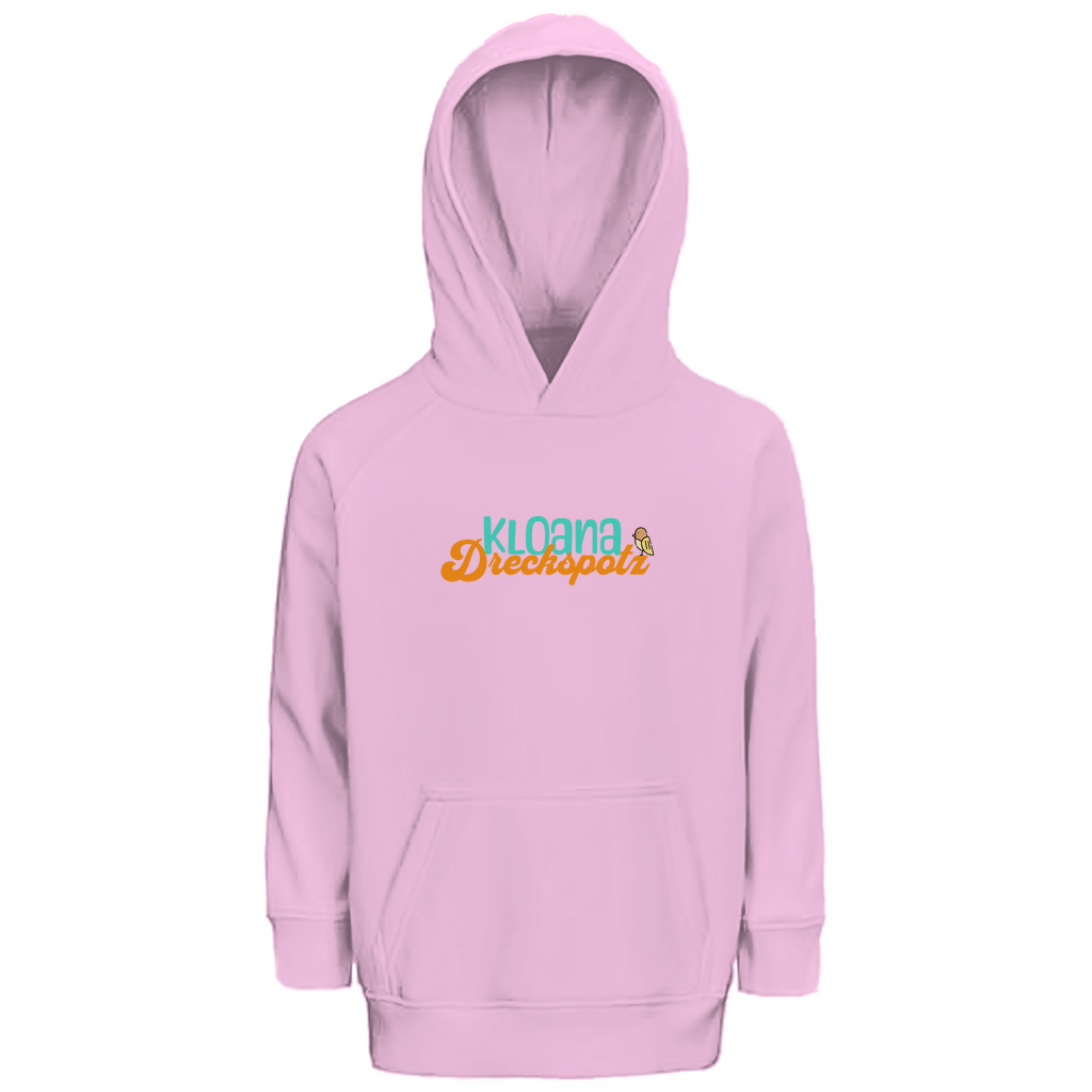 Bayerischer Kinder Premium Bio Hoodie kloana Dreckspotz - grün - Grantler Gwand