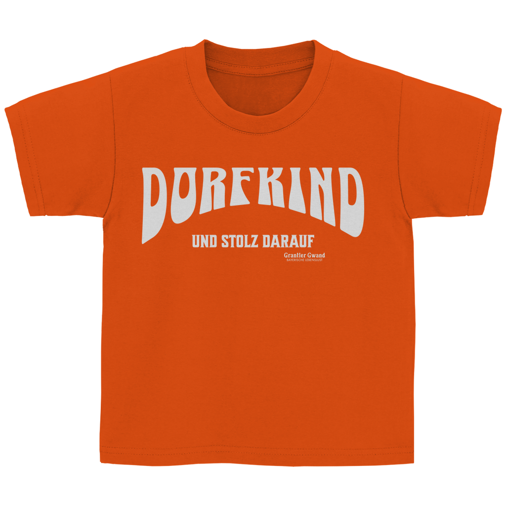 Bayerisches Kinder T:Shirt - Dorfkind - Grantler Gwand