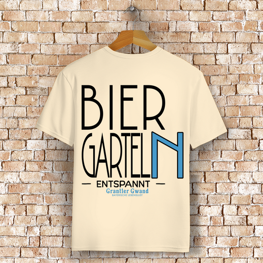 Bayerisches T-Shirt Unisex - Biergarteln entspannt - Grantler Gwand