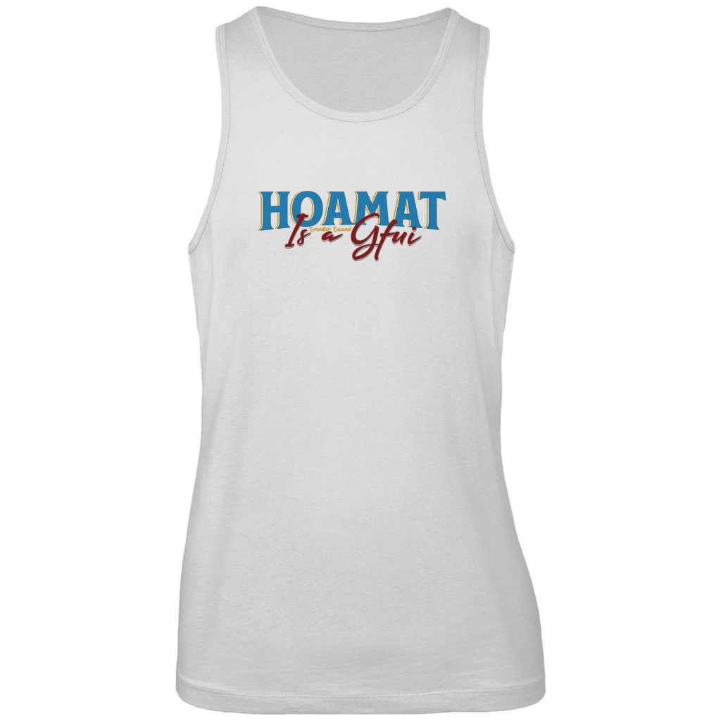 Bayerisches Herren Premium Tank Top Hoamat is a Gfui - blau/rot - Grantler Gwand