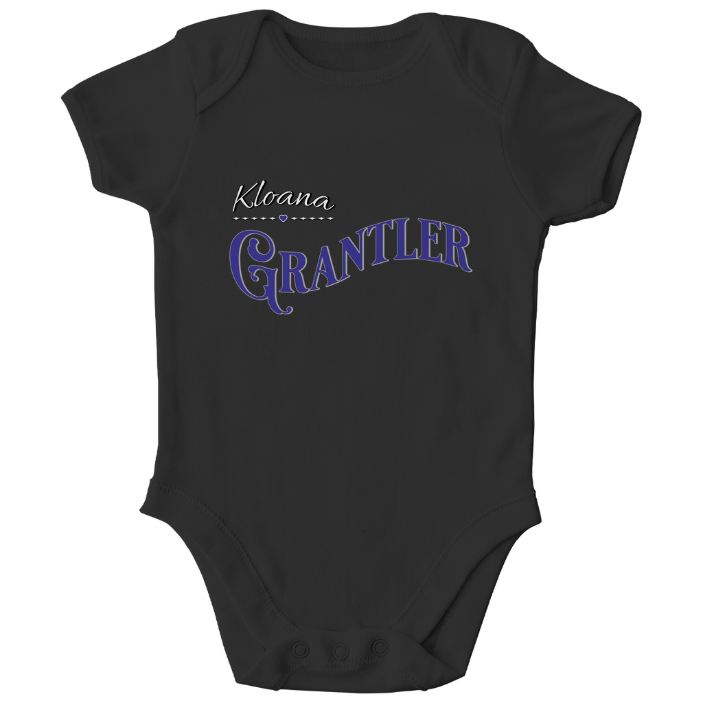 Bayerischer Bio Baby Body kloana Grantler - weiß - Grantler Gwand