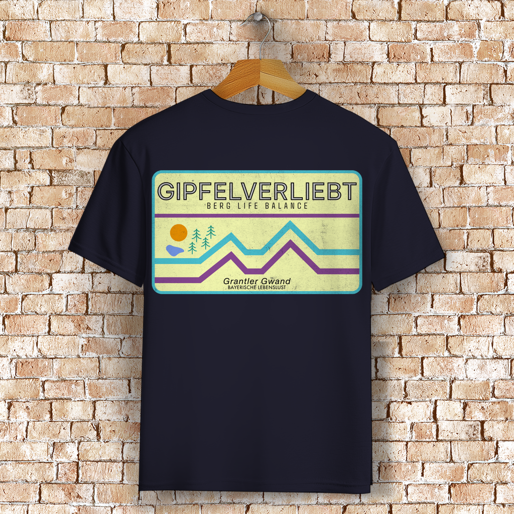 Bayerisches T-Shirt Unisex - Gipfelverliebt - Grantler Gwand