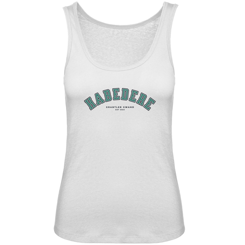 Bayerisches Damen Premium Organic Tank Top Habedere - grün - Grantler Gwand