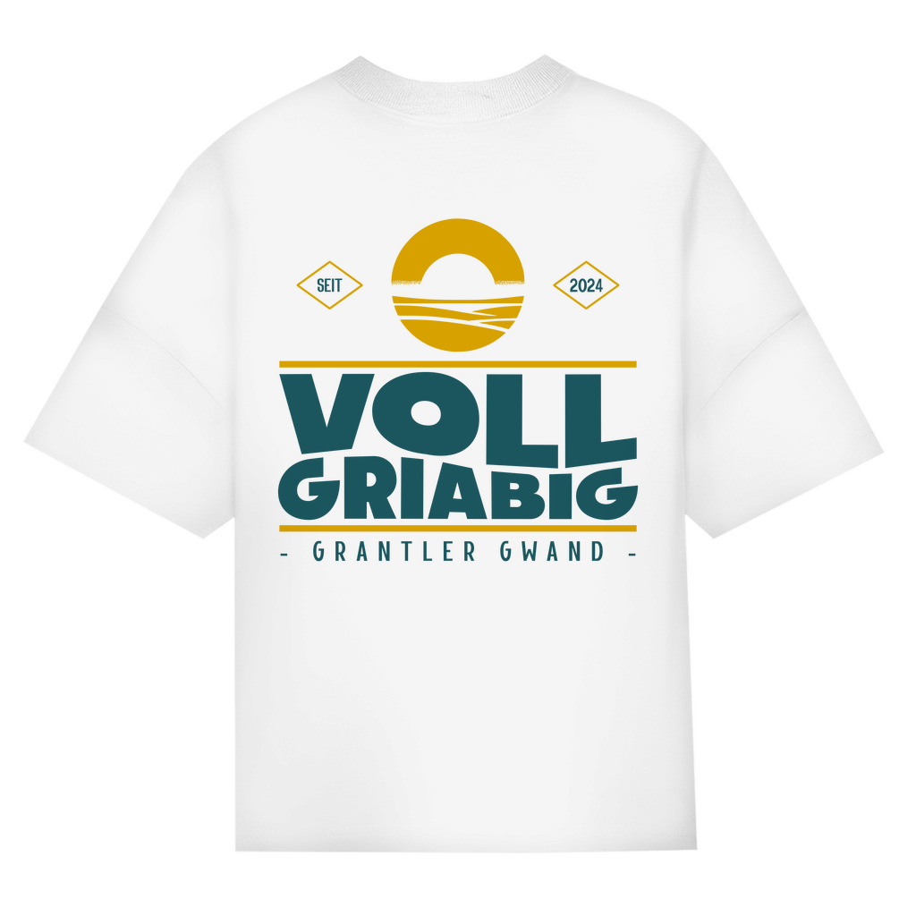 Bayerisches Oversize T-Shirt Unisex - Voll Griabig - Grün - Grantler Gwand