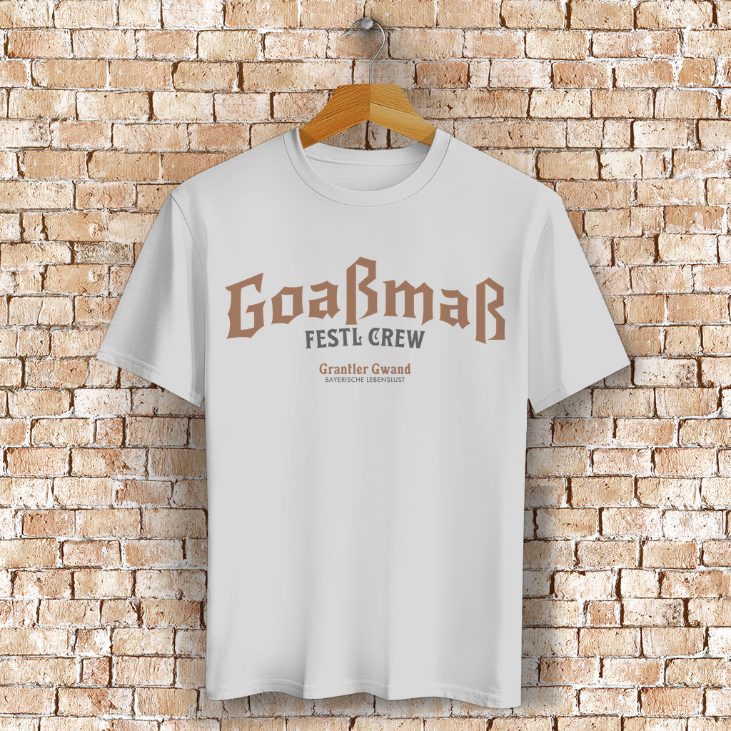 Bayerisches T-Shirt Unisex - Goaßmaß Festl Crew - Grantler Gwand