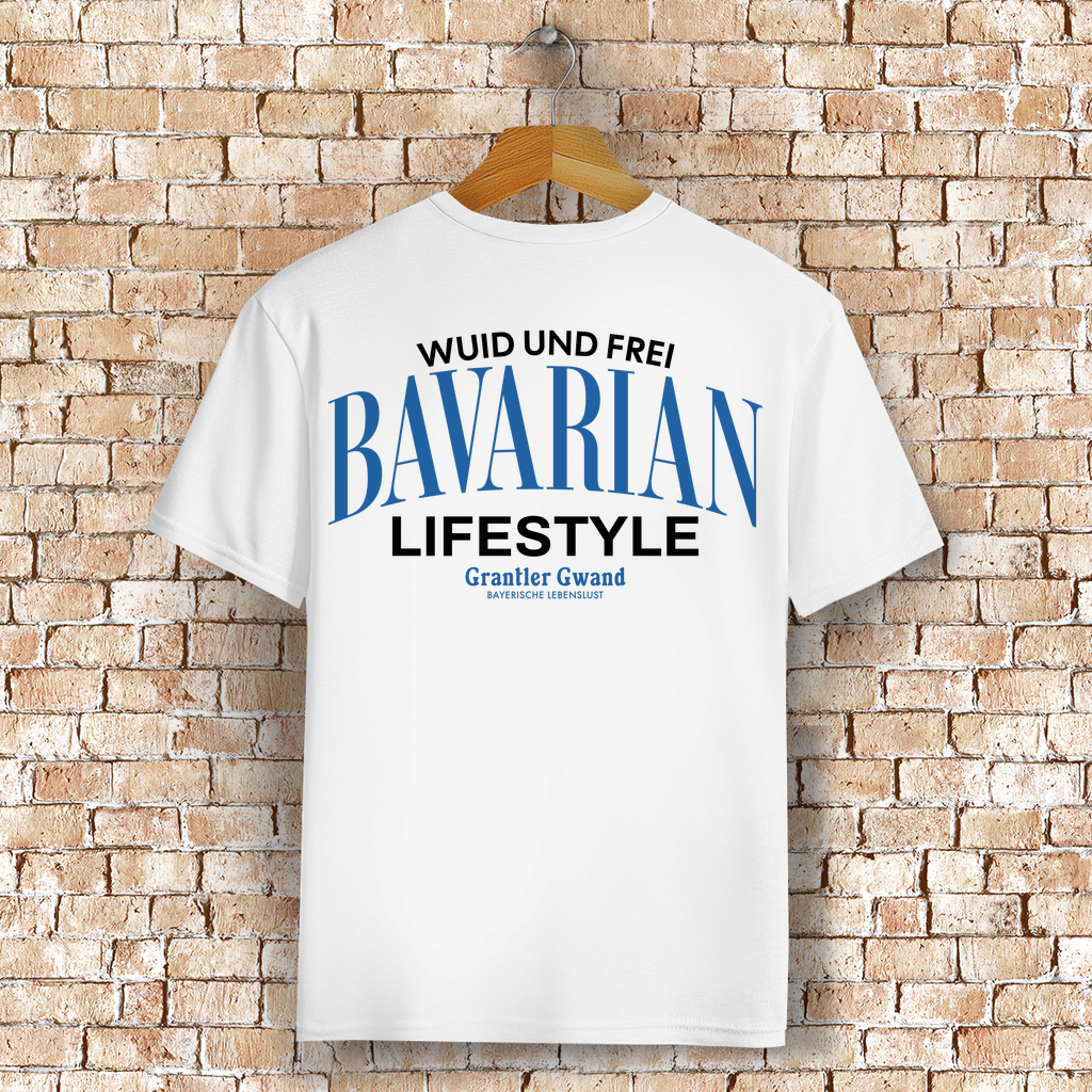 Bayerisches T-Shirt Unisex - Bavarian Lifestyle - schwarz