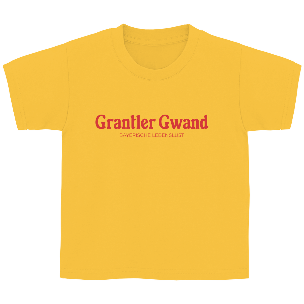 Bayerisches Kinder T-Shirt - Grantler Gwand - Bayerische Lebenslust - Grantler Gwand