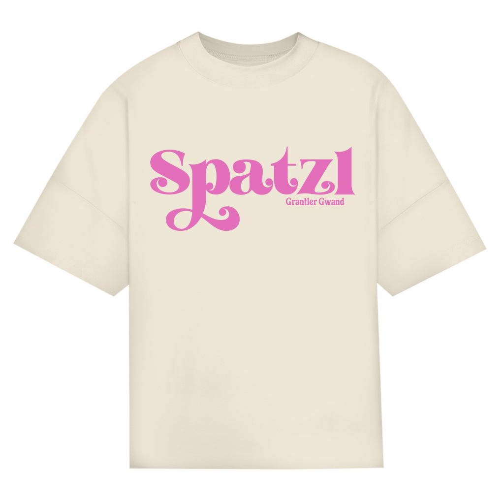 Bayerisches Oversize T-Shirt Frauen - Spatzl - Pink - Grantler Gwand