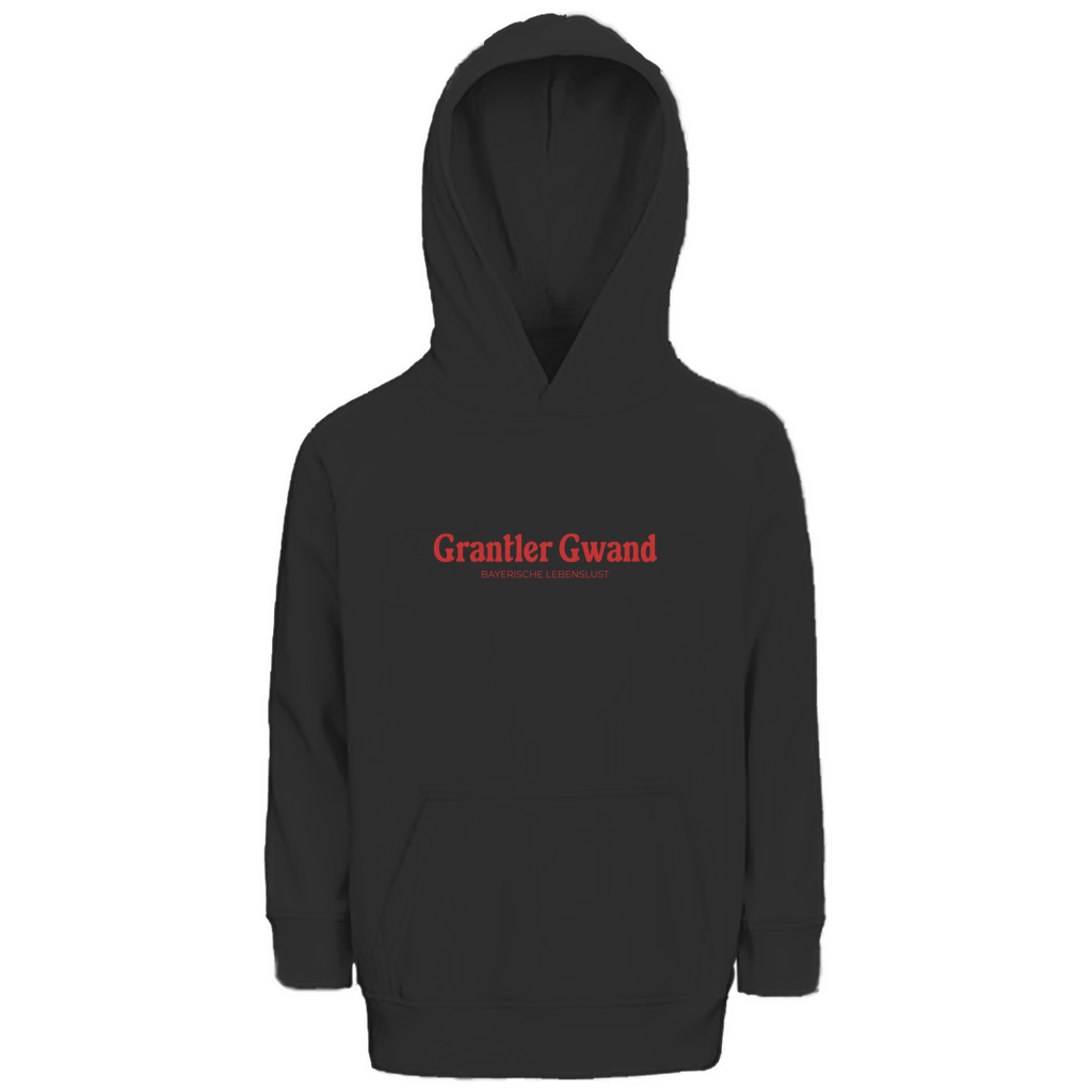 Bayerischer Kinder Premium Bio Hoodie - Grantler Gwand - Bayerische Lebenslust - Grantler Gwand