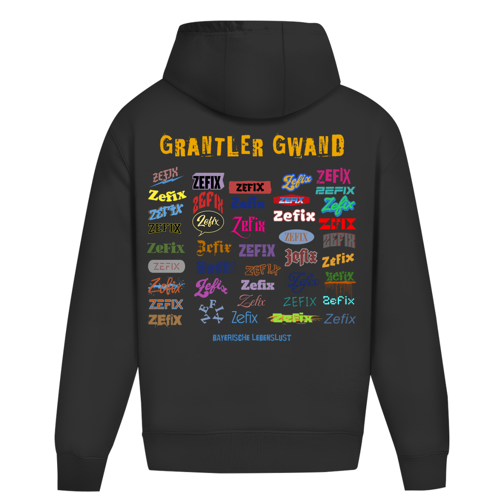 Oversize Hoodie Ohne Kordel Zefix Bunt