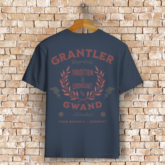 Bayerisches T-Shirt Unisex - Tradition & Leidenschaft Rot - Grantler Gwand