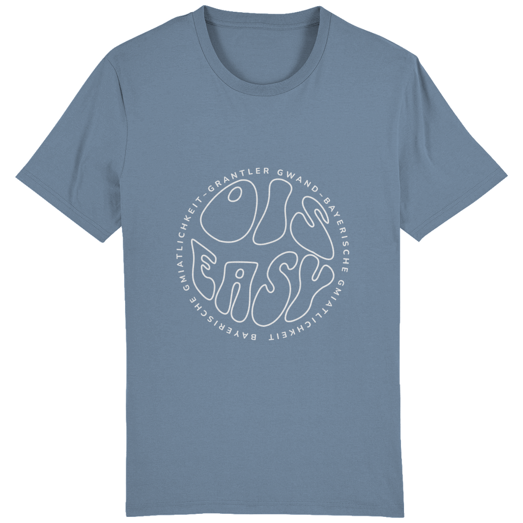 Bayerisches Herren T-Shirt Ois Easy - weiß - Grantler Gwand