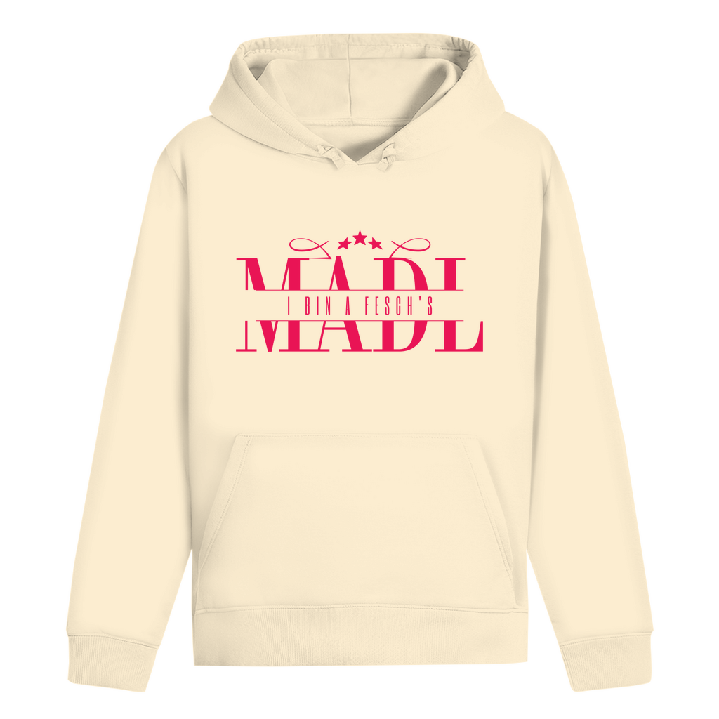 Bayerischer Damen Hoodie - I bin a fesch´s Madl - rot - Grantler Gwand