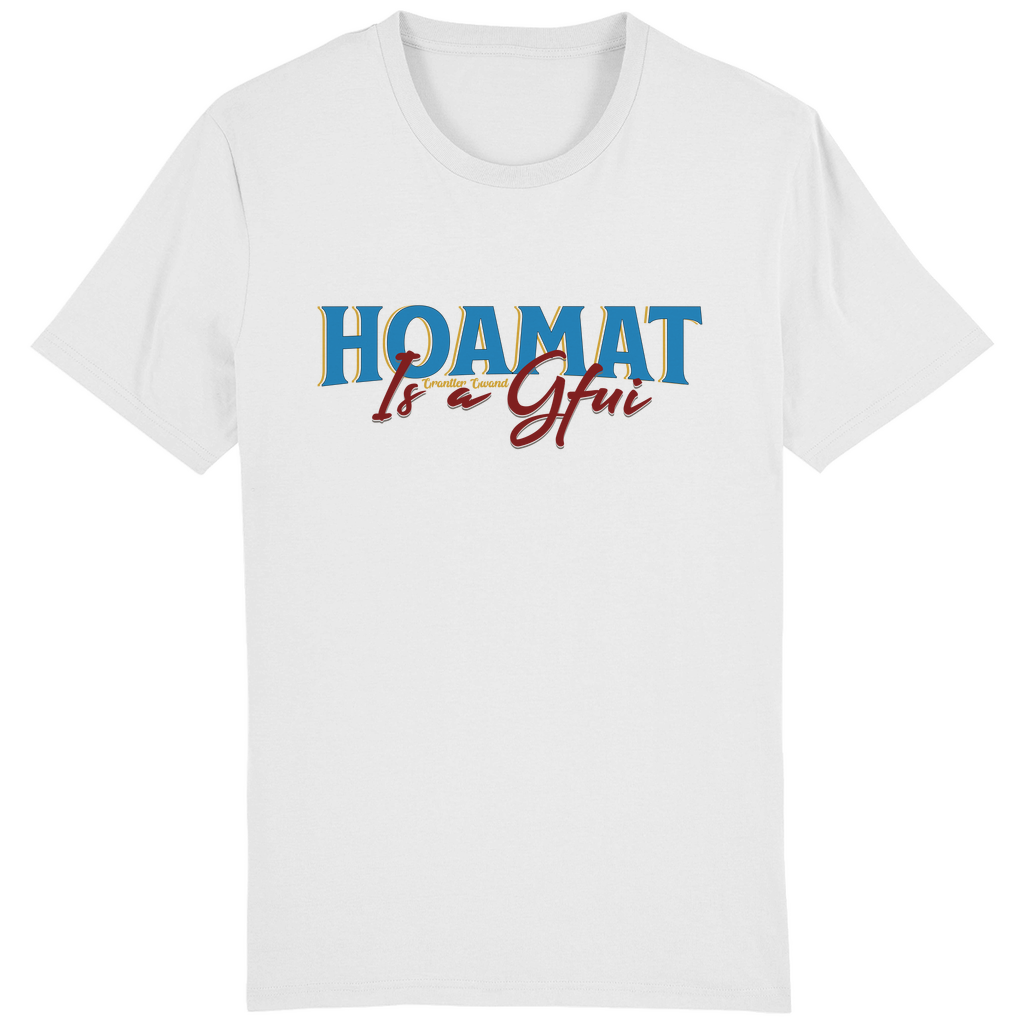 Bayerisches Herren T-Shirt Hoamat is a Gfui - blau/rot - Grantler Gwand