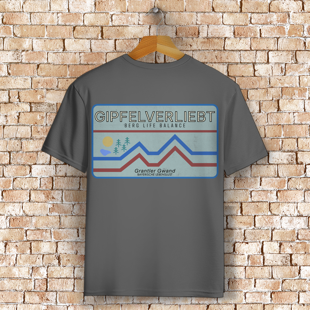 Bayerisches T-Shirt Unisex - Gipfelverliebt - Grantler Gwand