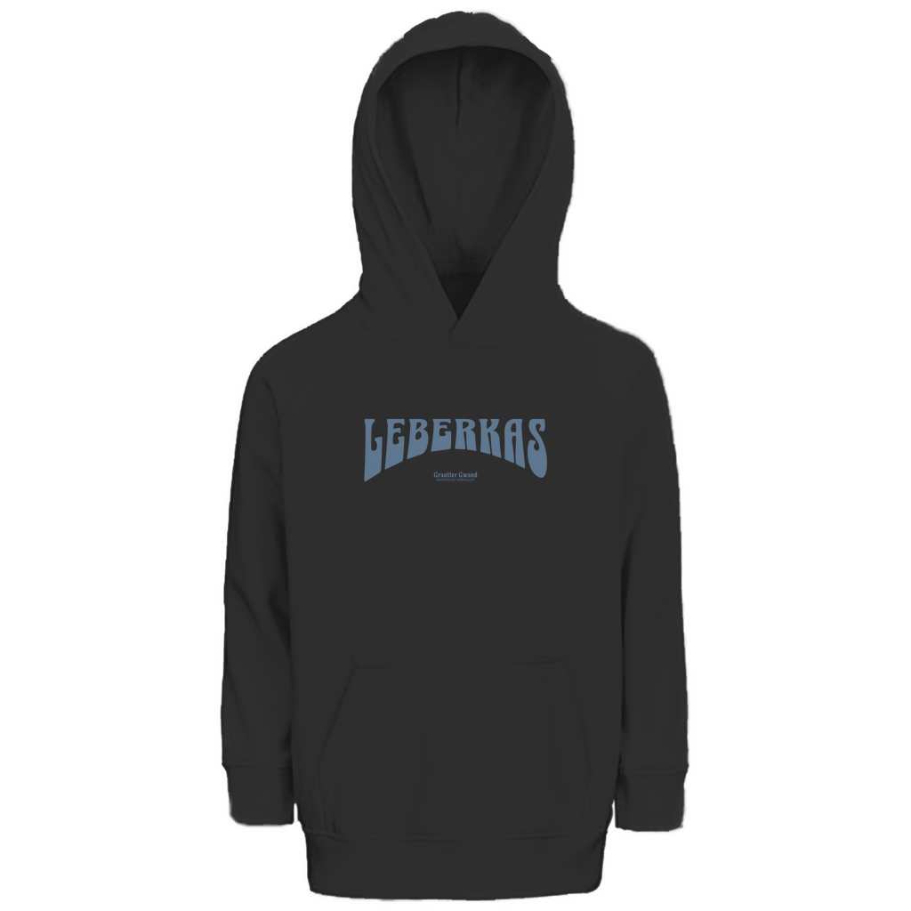 Bayerischer Kinder Premium Bio Hoodie - Leberkas - Grantler Gwand