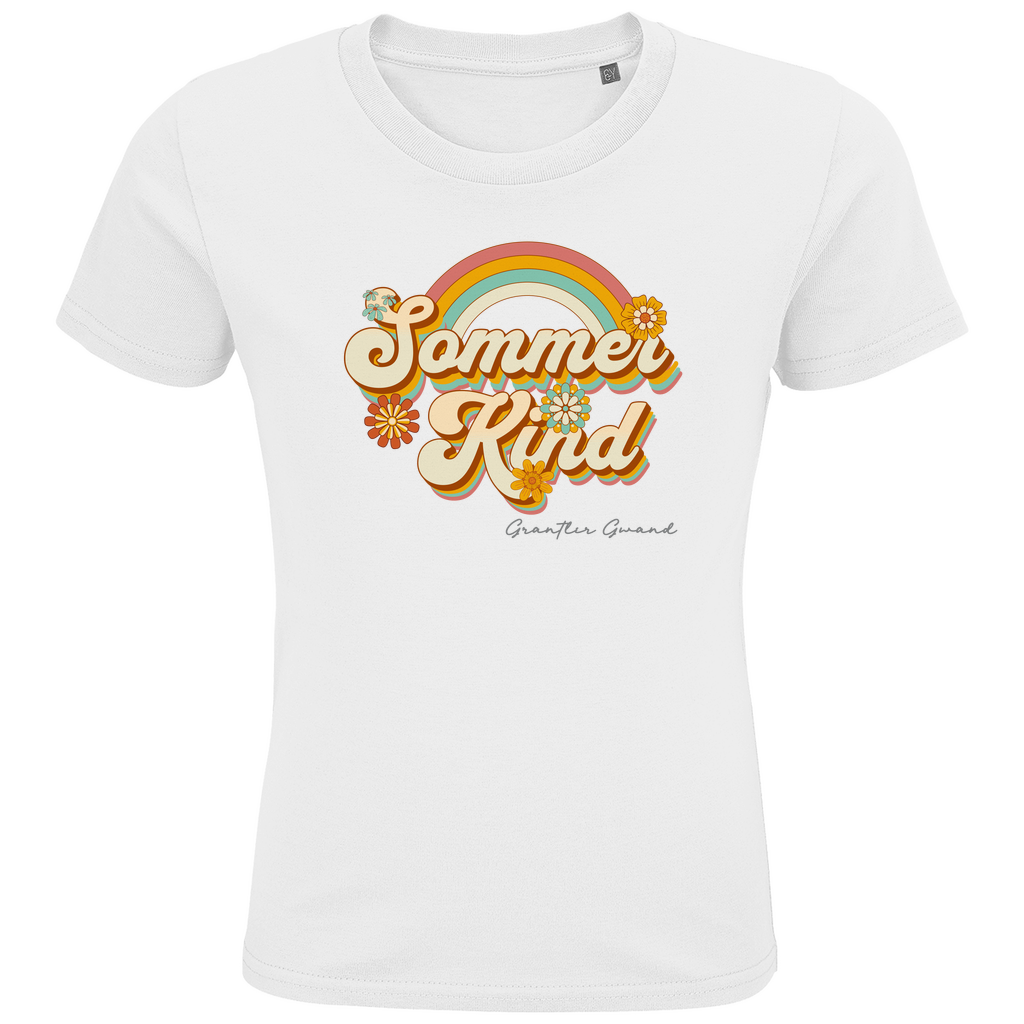 Bayerisches Kinder Premium Bio T-Shirt - Sommerkind - Grantler Gwand