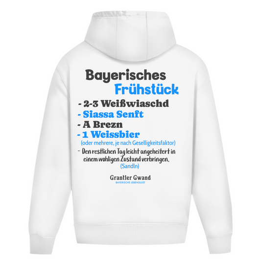 Bayerischer Heavy Oversize Hoodie Unisex - Bayerisches Frühstück - Grantler Gwand