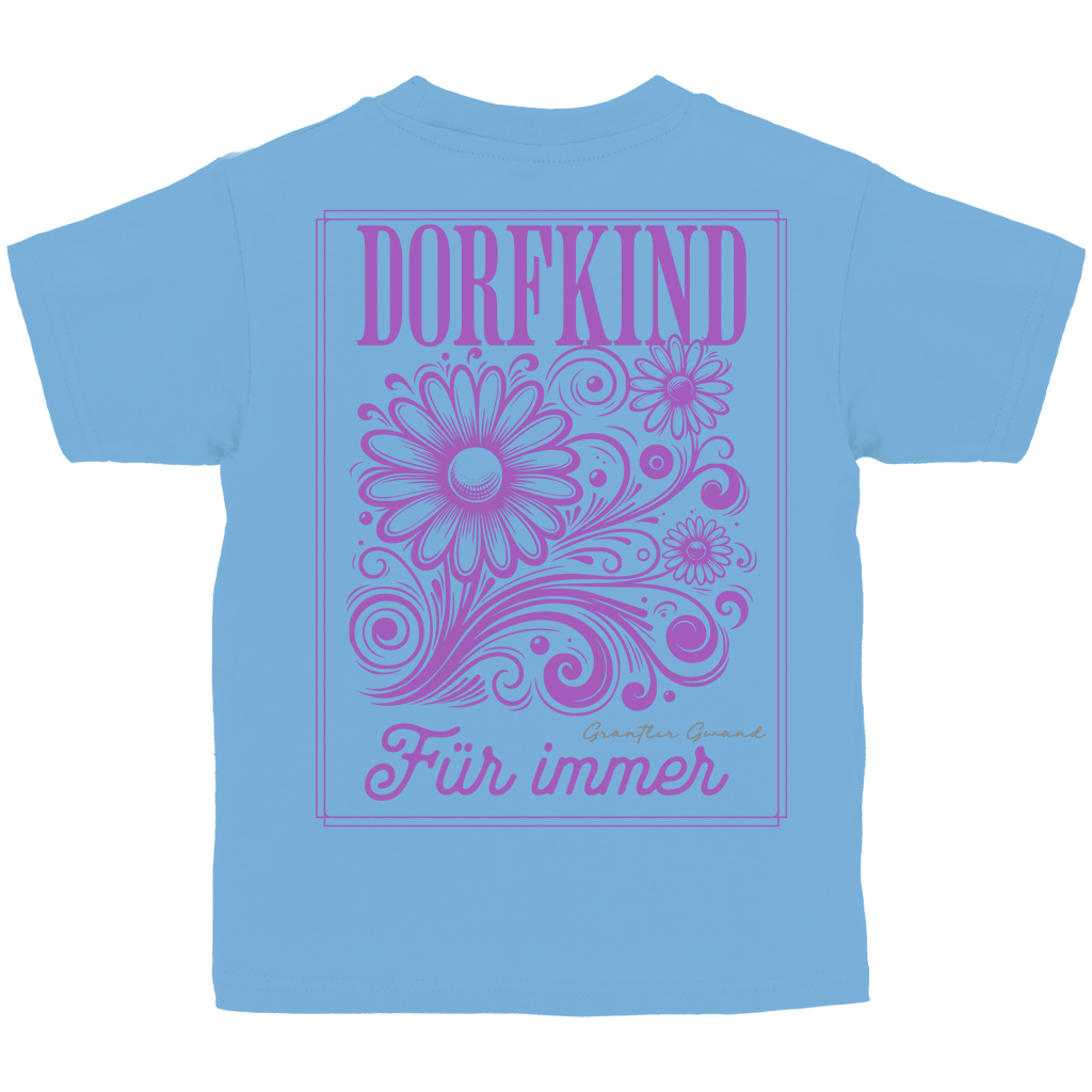 Bayerisches Kinder T-Shirt - Dorfkind für immer - Grantler Gwand