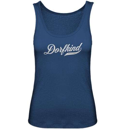 Bayerisches Damen Premium Organic Tank Top Dorfkind - weiß - Grantler Gwand