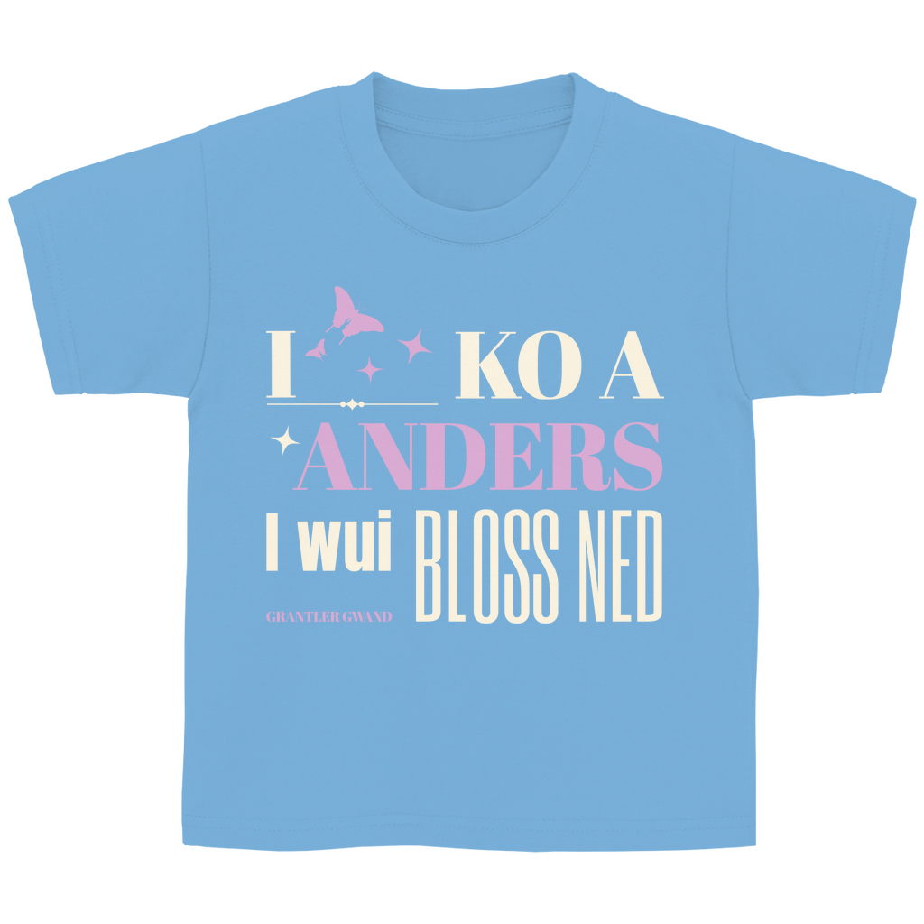 Bayerisches Kinder T-Shirt - I ko a anders - Grantler Gwand