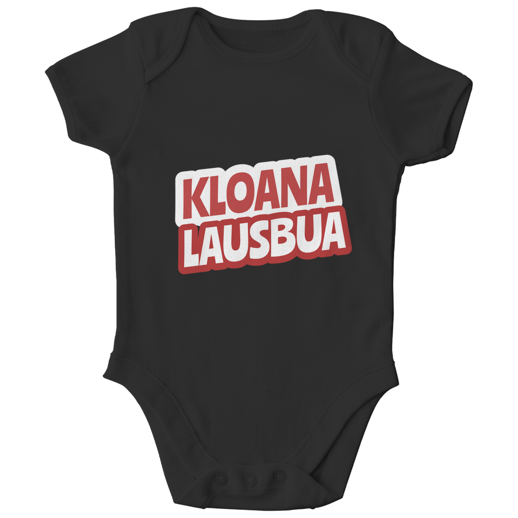 Bayerischer Baby Bio Body Kloana Lausbua - rot - Grantler Gwand