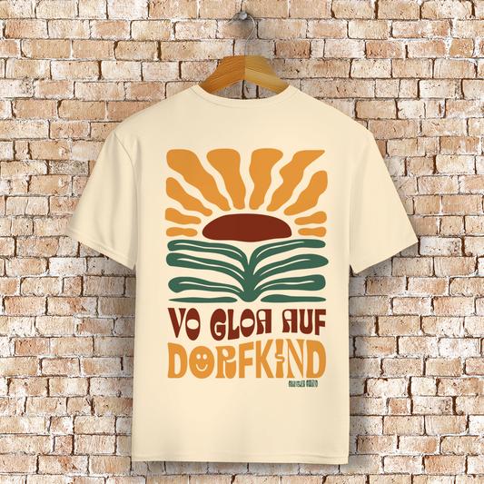 Bayerisches T-Shirt Unisex - Vo gloa auf Dorfkind - Grantler Gwand