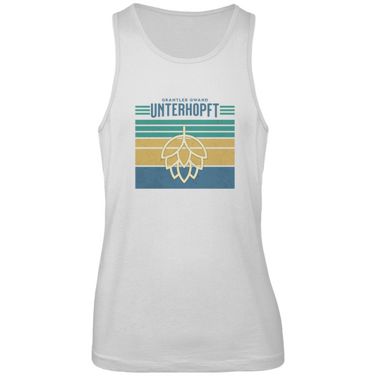 Bayerisches Herren Premium Tank Top Unterhopft - blau - Grantler Gwand