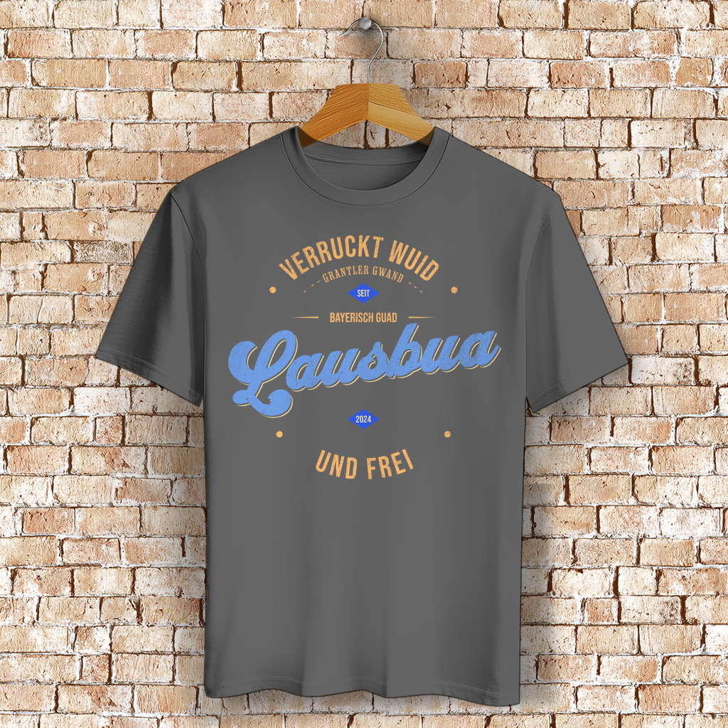 Bayerisches T-Shirt Unisex - Lausbua - Grantler Gwand