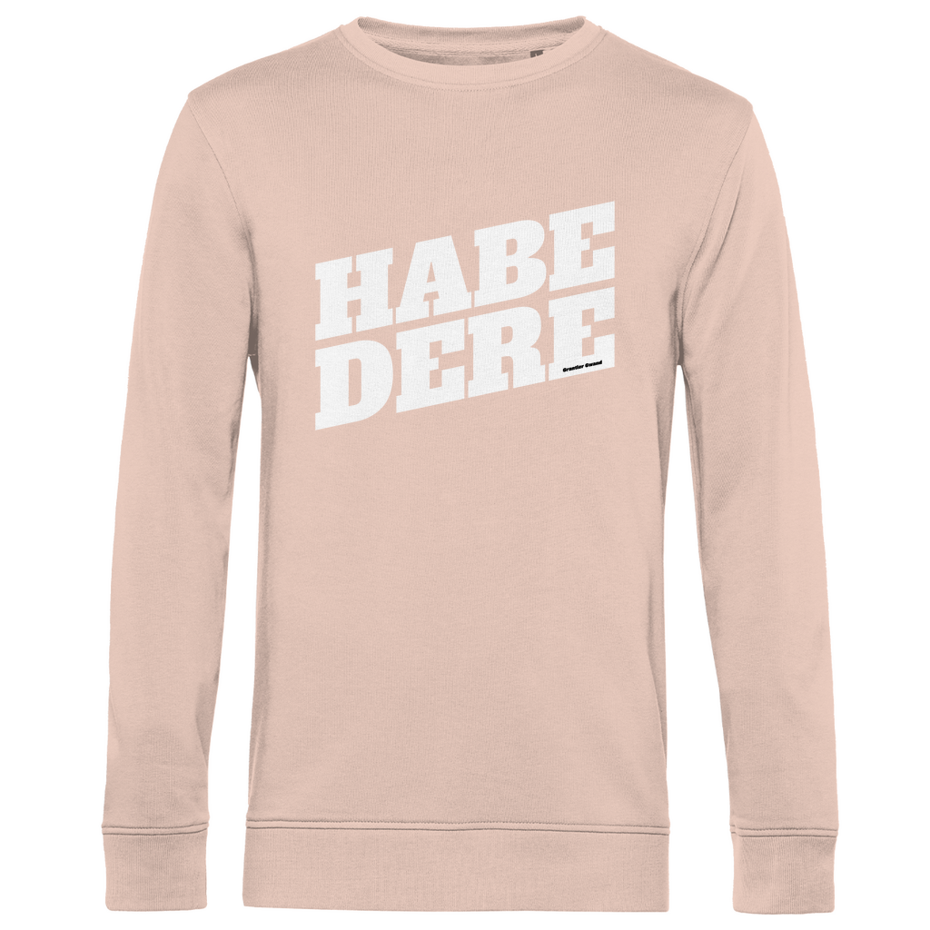 Herren Premium Bio Sweatshirt Habe dere - weiß