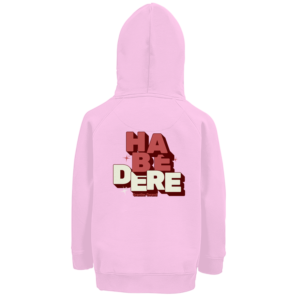 Bayerischer Kinder Premium Bio Hoodie - Habe dere - rot - Grantler Gwand