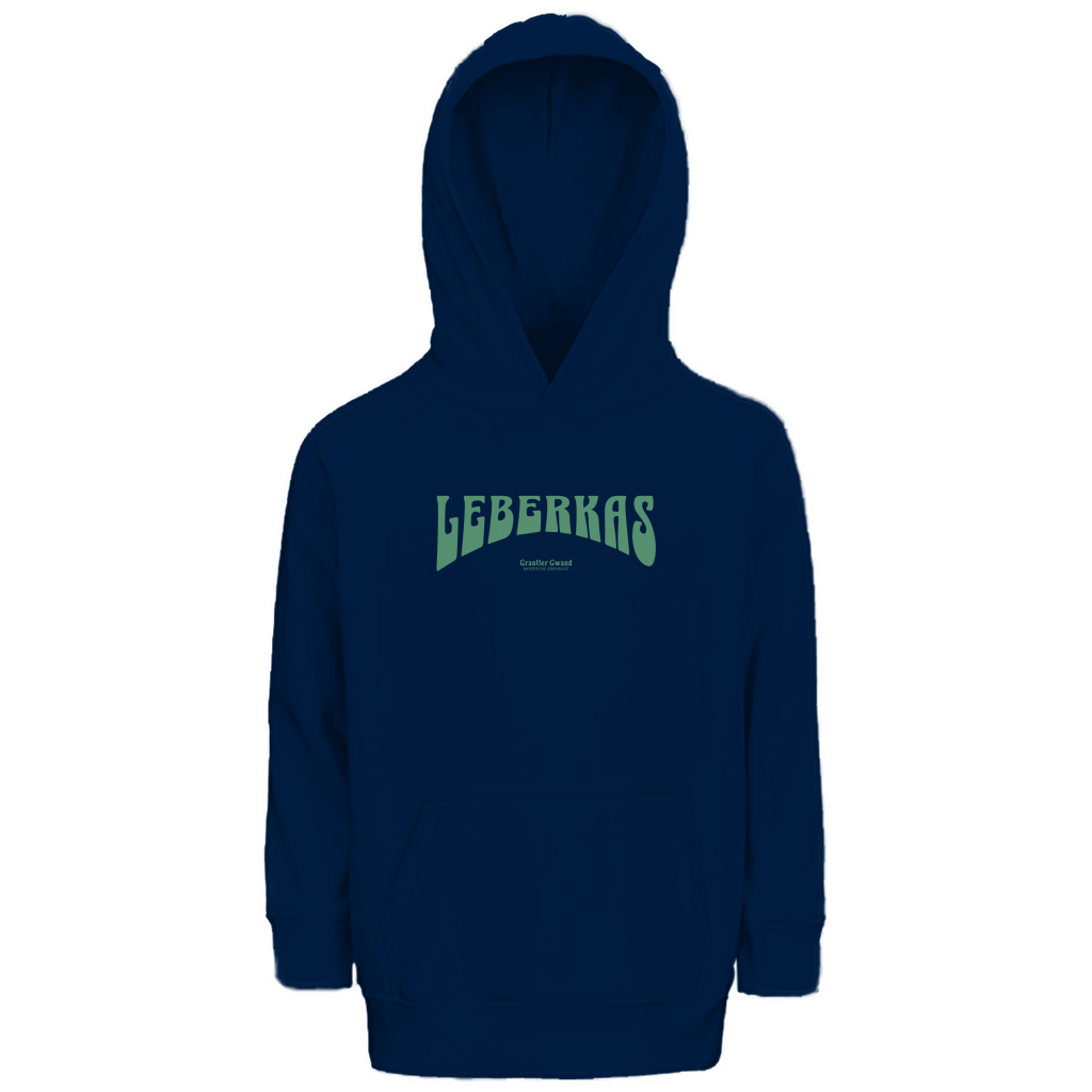 Bayerischer Kinder Premium Bio Hoodie - Leberkas - Grantler Gwand