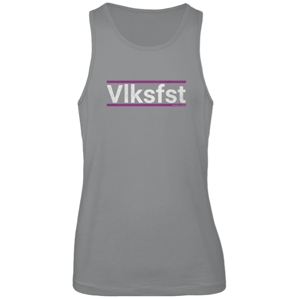 Bayerisches Herren Premium Tank Top Vlksfst - lila/weiß - Grantler Gwand