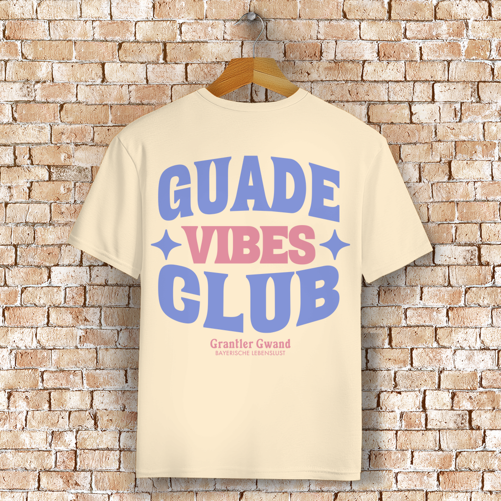 Bayerisches T-Shirt Unisex - Guade Vibes Club - Grantler Gwand