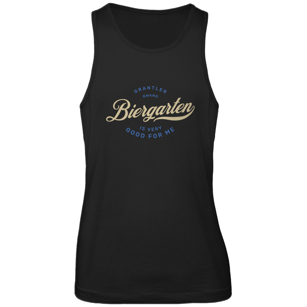 Bayerisches Herren Premium Tank Top - Biergarten is very good for me - Grantler Gwand