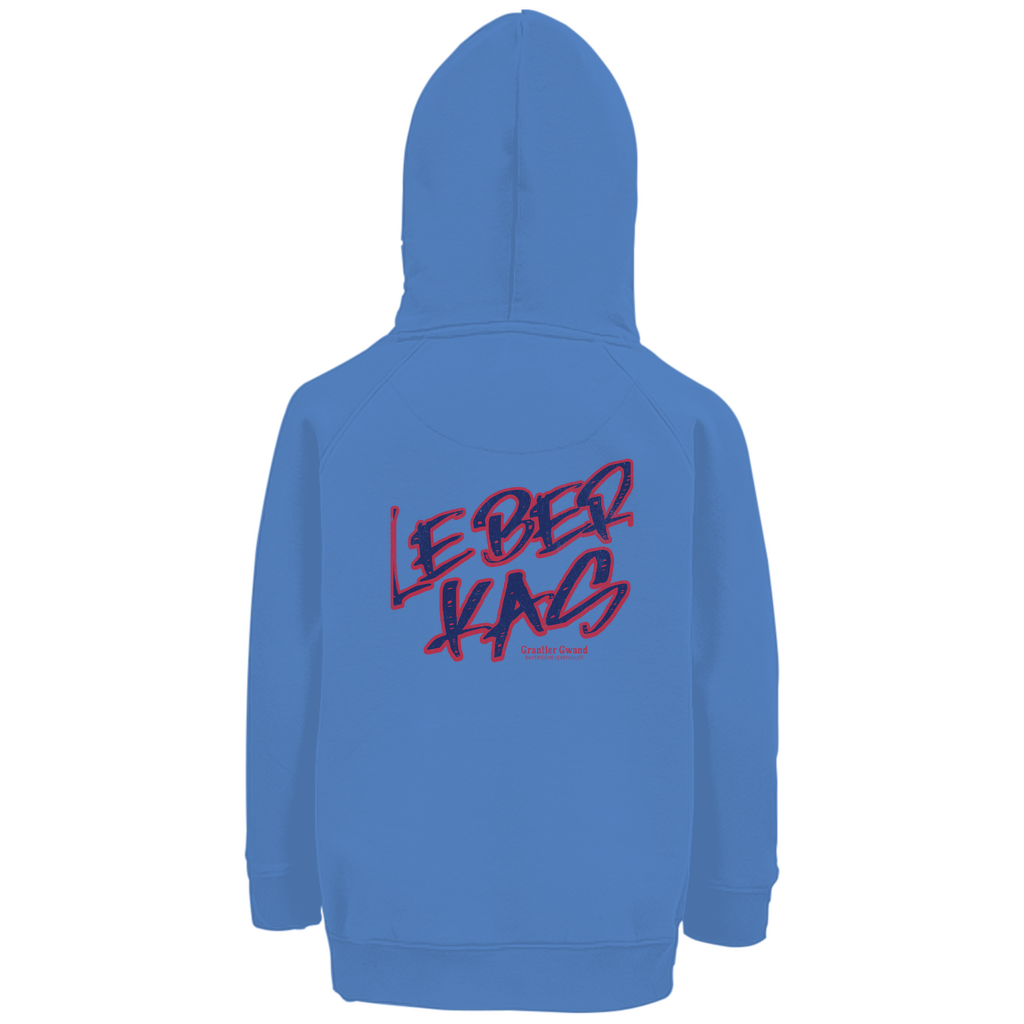 Bayerischer Kinder Premium Bio Hoodie - Leberkas - Grantler Gwand