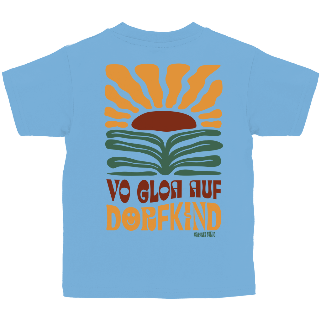 Bayerisches Kinder T-Shirt - Vo Gloa auf Dorfkind - Grantler Gwand