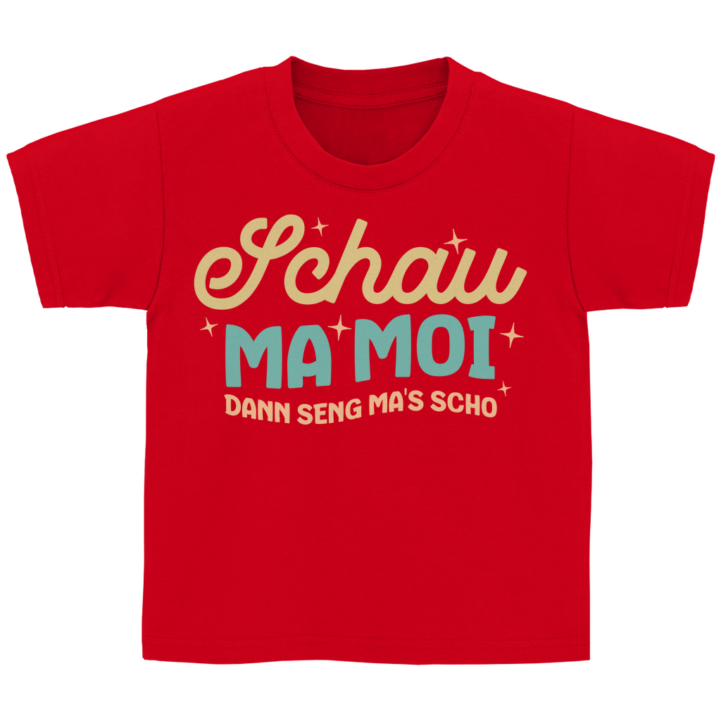 Bayerisches Kinder T-Shirt - Schau ma moi - Grantler Gwand