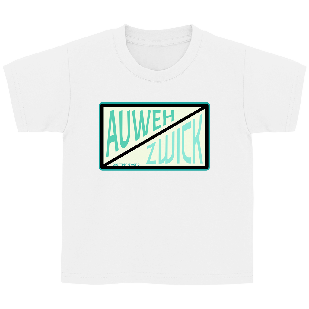 Bayerisches Kinder T-Shirt - Auweh Zwick - Grantler Gwand