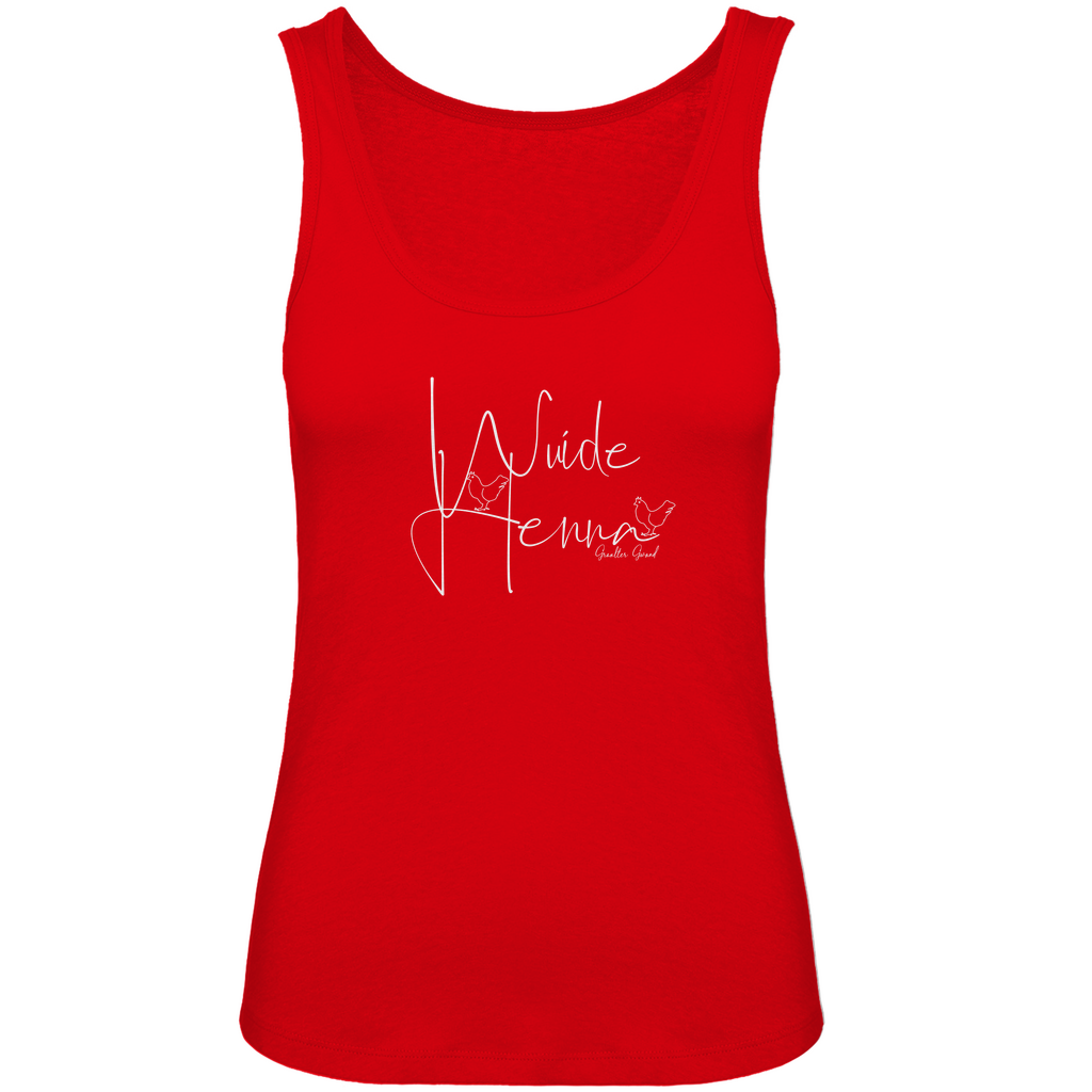 Bayerisches Damen Premium Organic Tank Top wuide Henna - weiß - Grantler Gwand