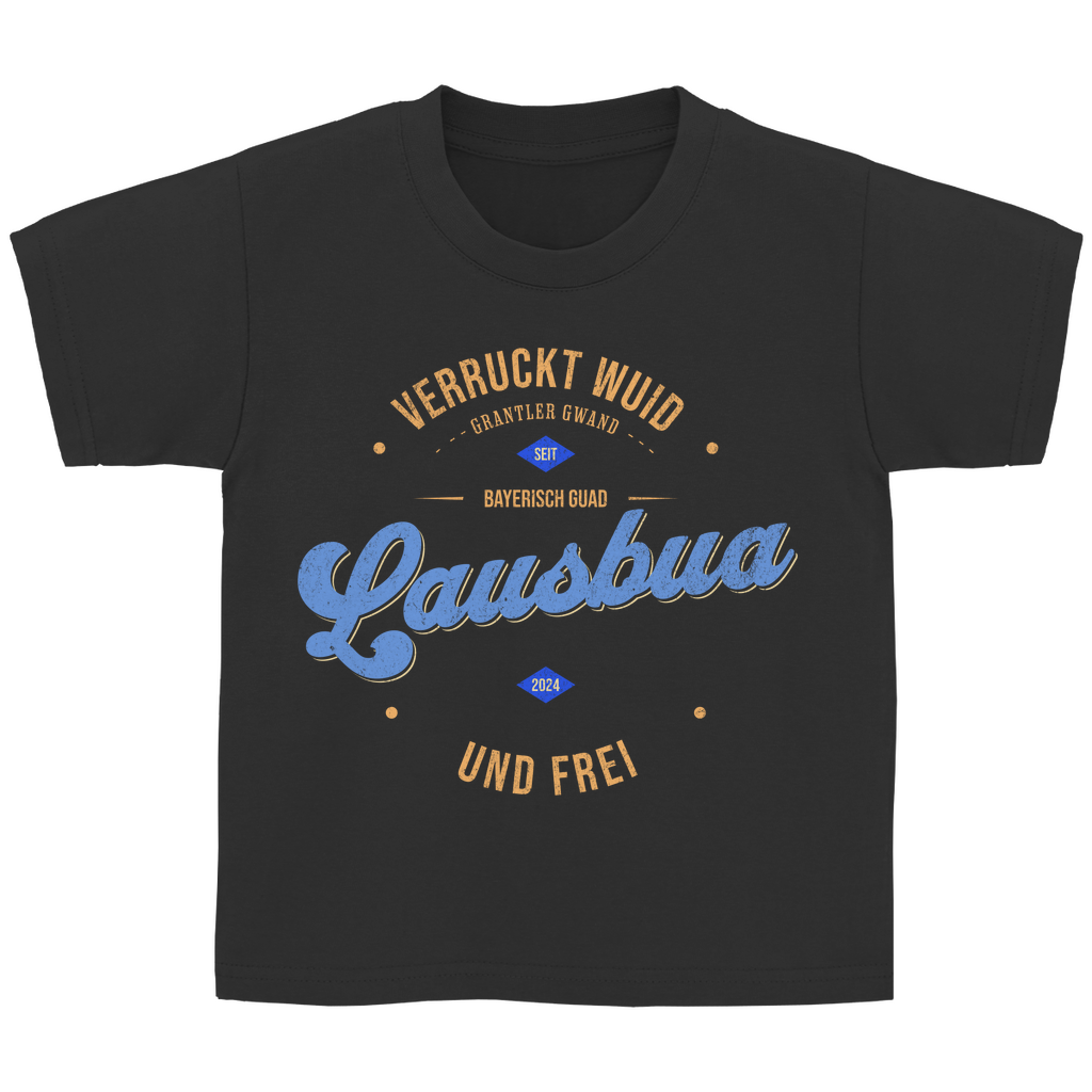 Bayerisches Kinder T-Shirt - Lausbua - Grantler Gwand