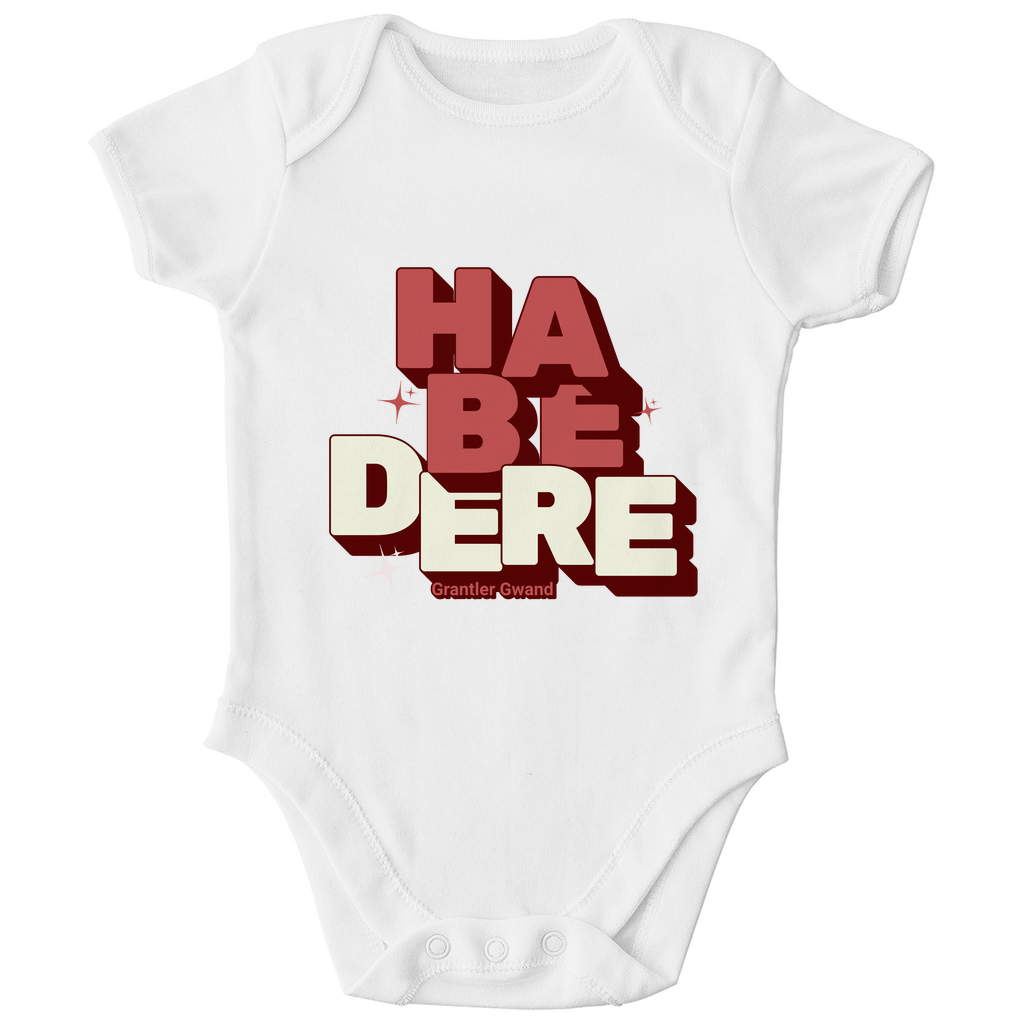 Bayerischer Baby Bio Body - Habe dere - rot - Grantler Gwand