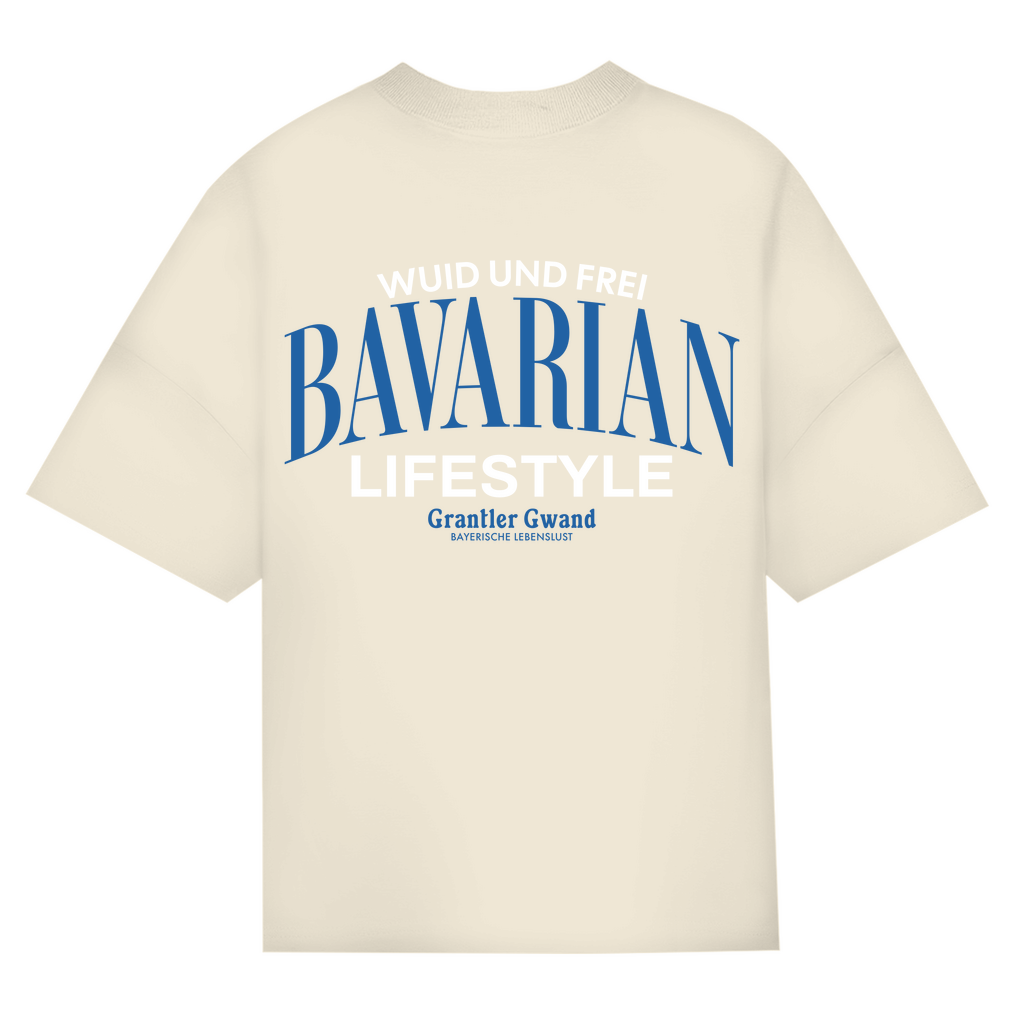 Bayerisches Oversize T-Shirt Unisex - Wuid und Frei - Bavarian Lifestyle - Grantler Gwand