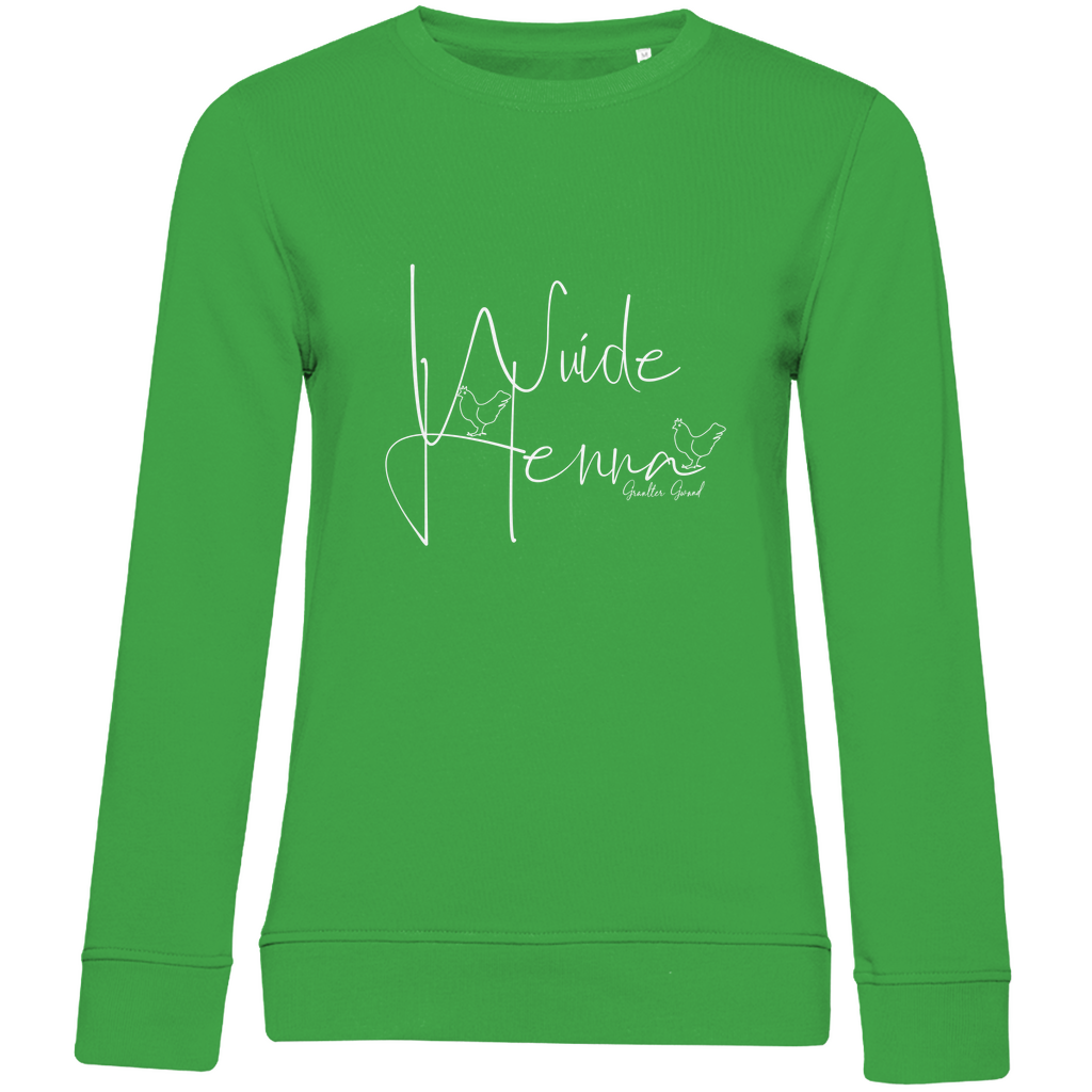 Damen Premium Bio Sweatshirt wuide Henna - weiß
