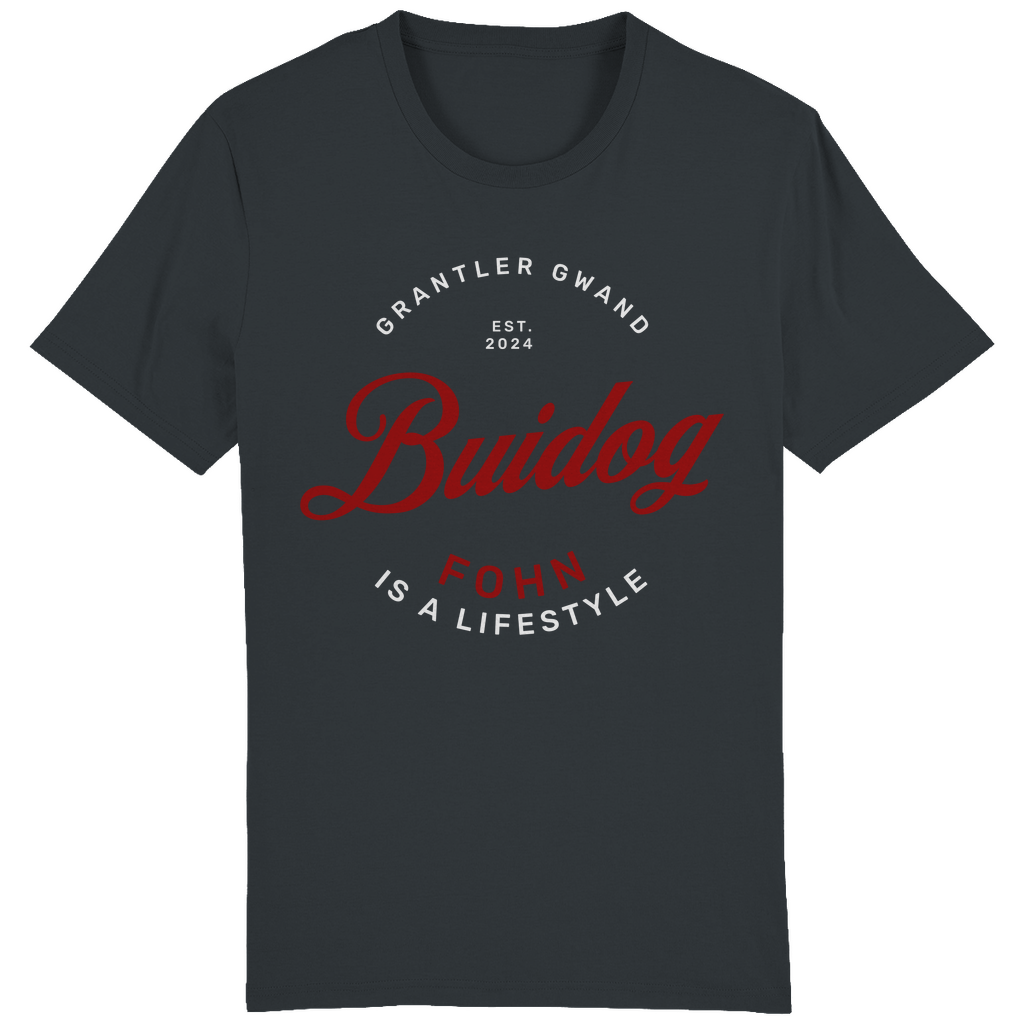 Bayerisches Herren T-Shirt Buidog fohn - rot - Grantler Gwand