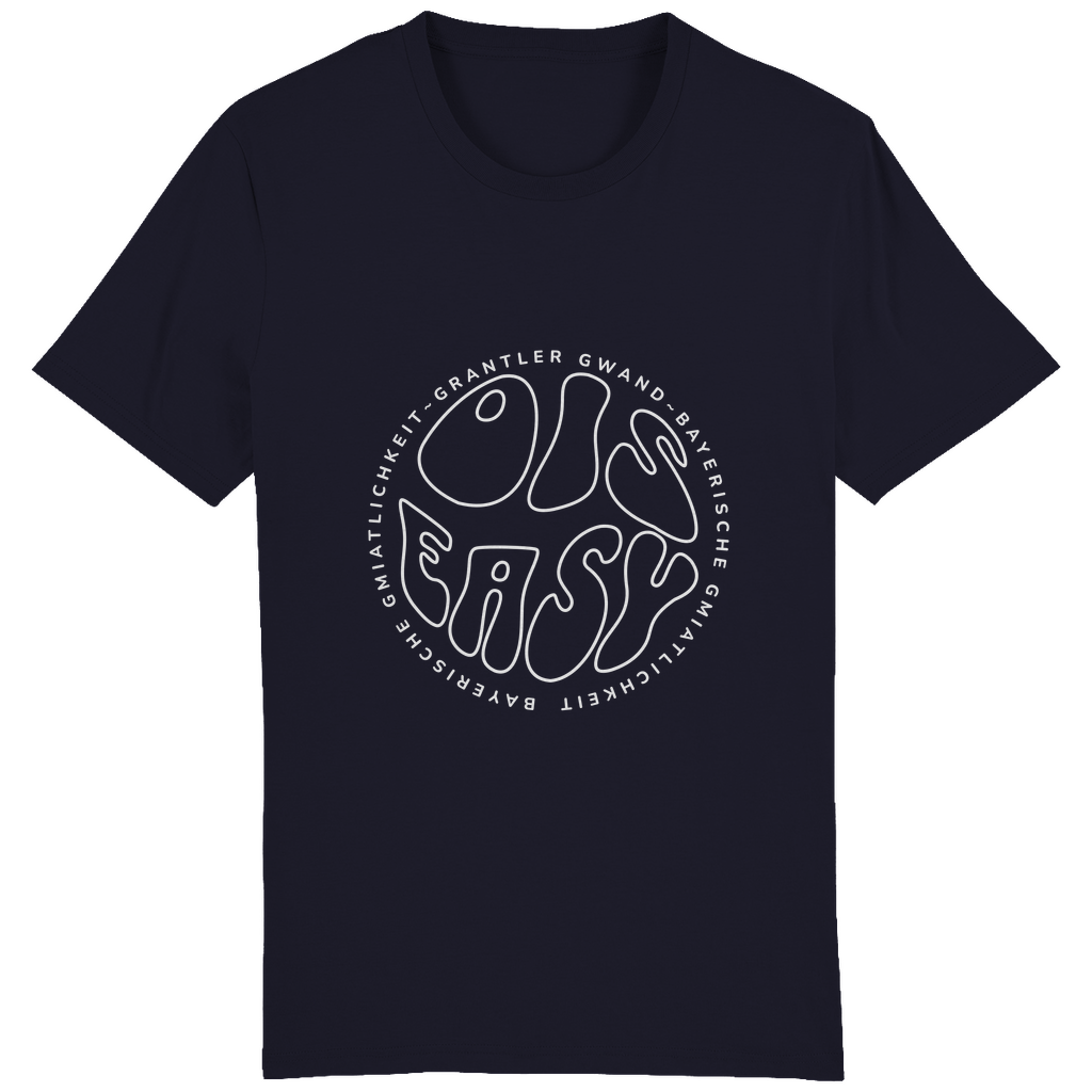 Bayerisches Herren T-Shirt Ois Easy - weiß - Grantler Gwand