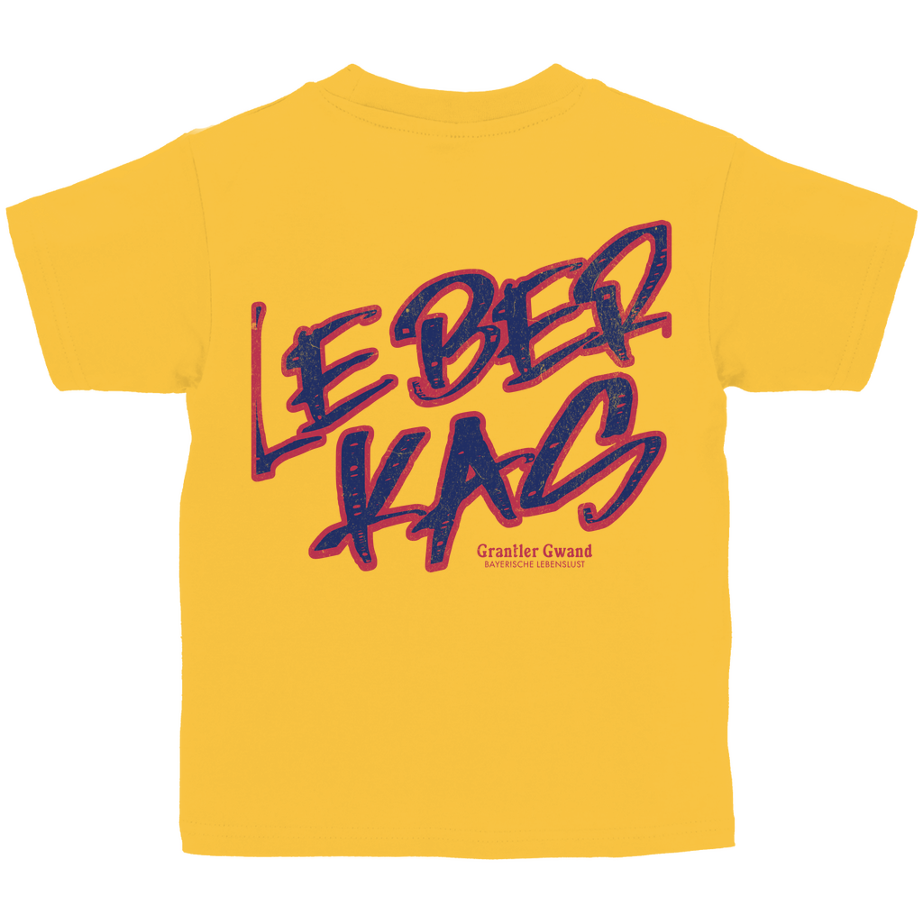 Bayerisches Kinder T-Shirt - Leberkas - Grantler Gwand
